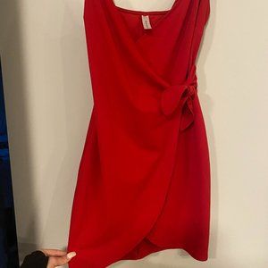 Red Wrap Dress